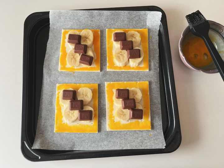 バレンタインにもぴったり！4種のチョコバナナパイ【渡辺友美子のコーヒーに合うお菓子のレシピ vol.28 〜レシピで旅するヨーロッパ〜】