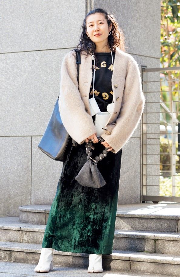 春海茜さん アウタースナップ 