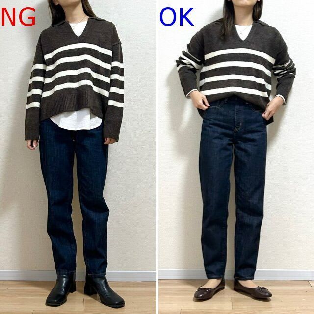 大人のニットNG＆OKコーデ