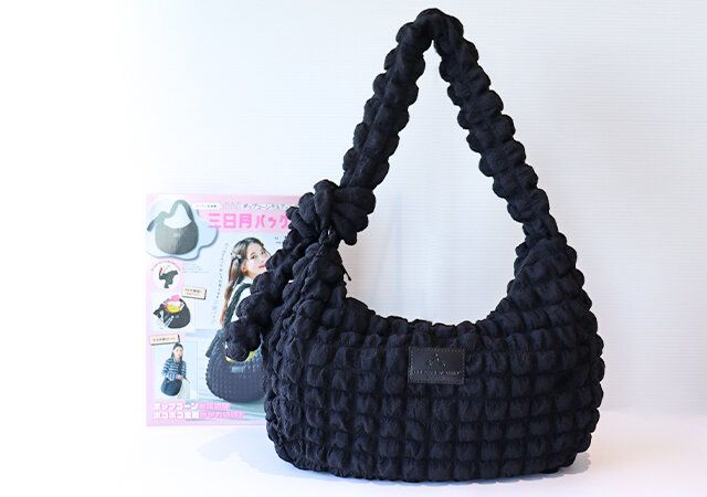 SNSで人気沸騰！ 韓国風ポップコーンキルティングの三日月バッグBOOK by THE SCAPE OF GREENの付録