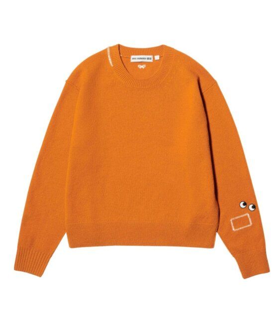 ユニクロアニヤコラボニットのオレンジ