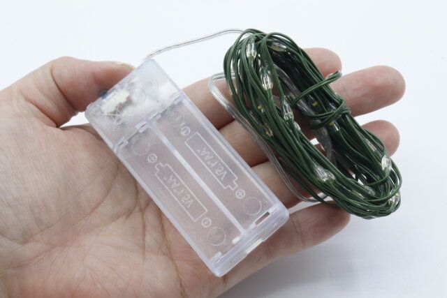 LEDたっぷりの100均ガーランドライト