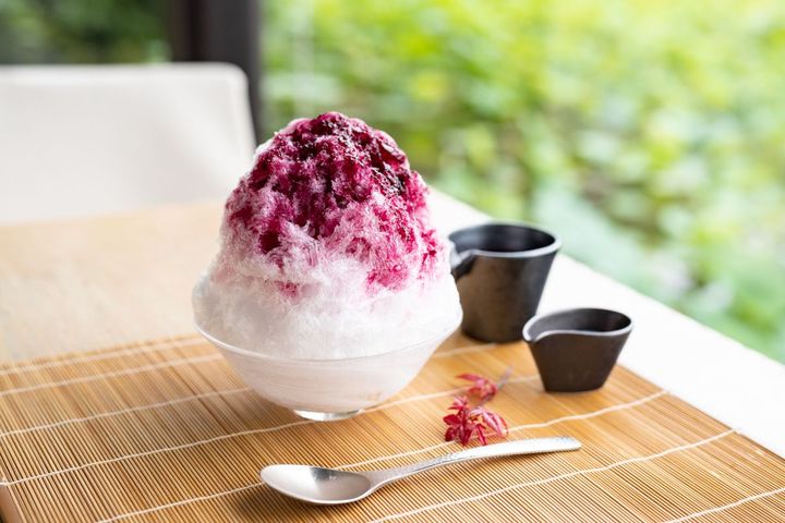 かき氷（いちご）