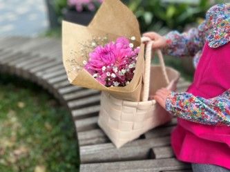 ユニクロフラワーお買い物イメージ画像