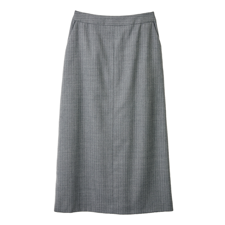 きちんと見える、しなやかなウール混素材