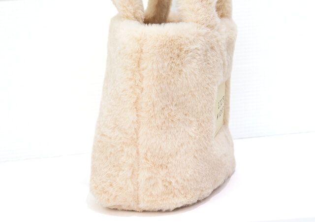 ふわふわ2WAYファーバッグ側面