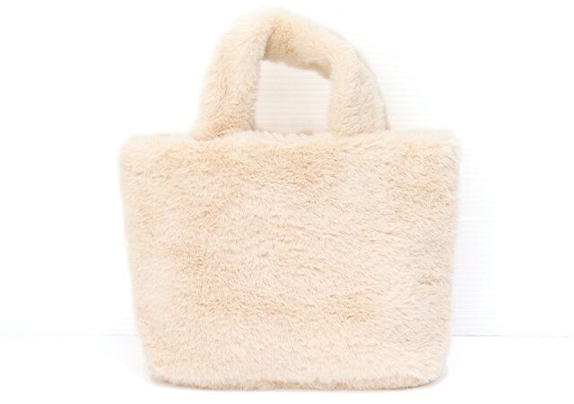 ふわふわ2WAYファーバッグ背面