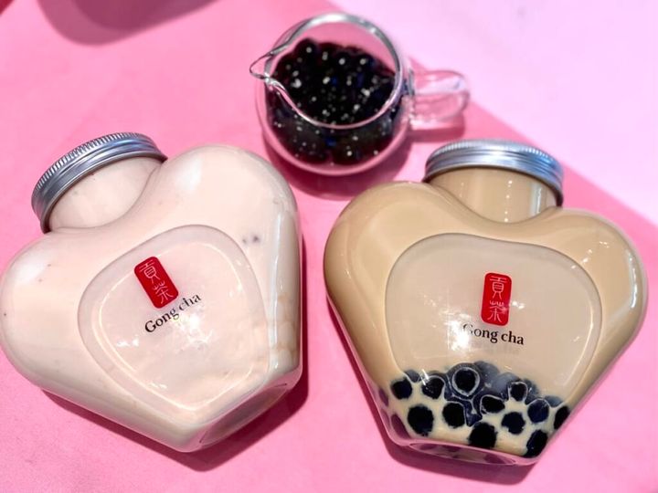 ゴンチャ タピオカハートのボトル