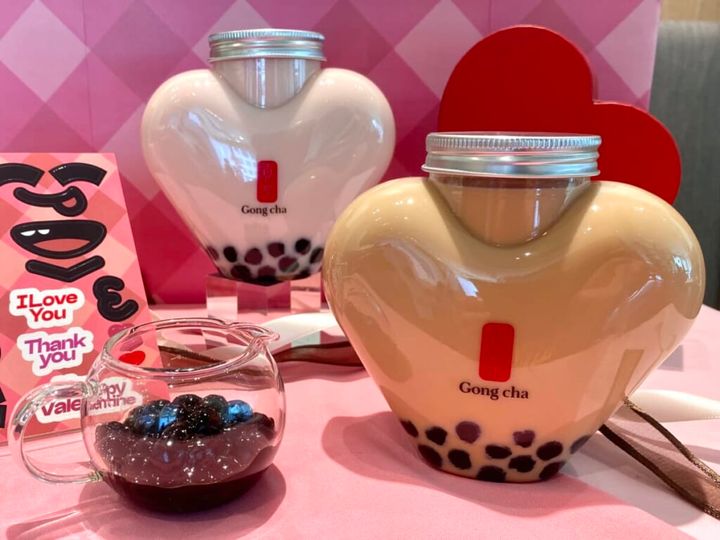 ゴンチャオススメ新作メニュー ハートボトル