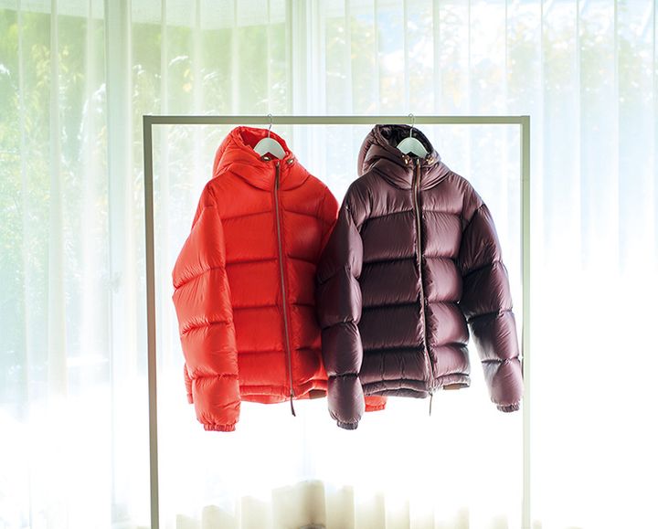 ジル サンダー+ ダウンジャケット リサイクル素材