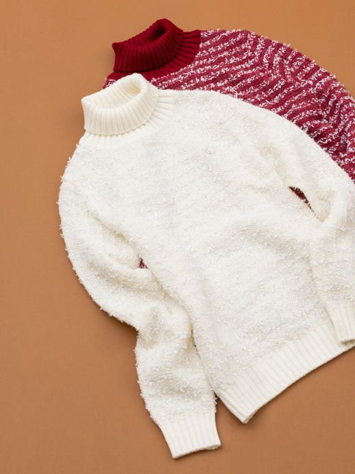 今の季節にぴったり！ 街でもコースでも着れるあったかゴルフニット