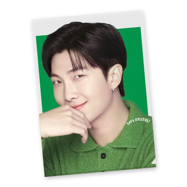 キシリトール×BTS メンバーのソロカットデザイン( RM ver)