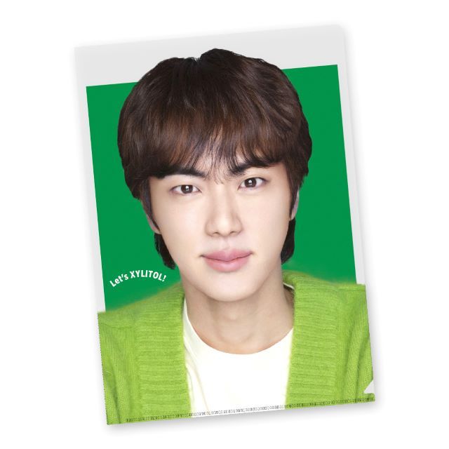 キシリトール×BTS メンバーのソロカットデザイン( JIN ver)