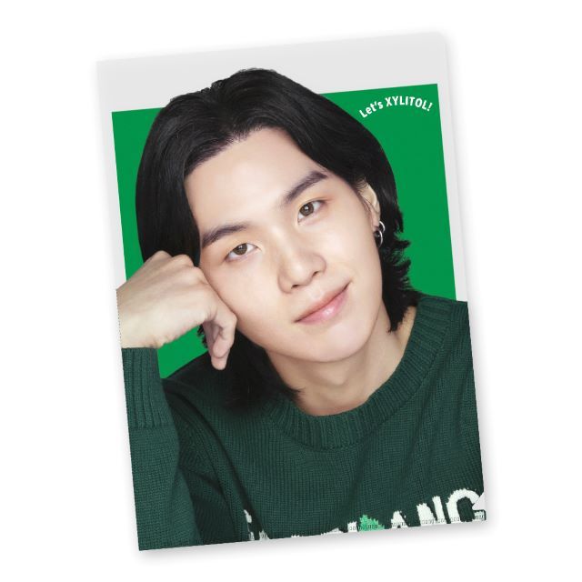 キシリトール×BTS メンバーのソロカットデザイン( SUGA ver)