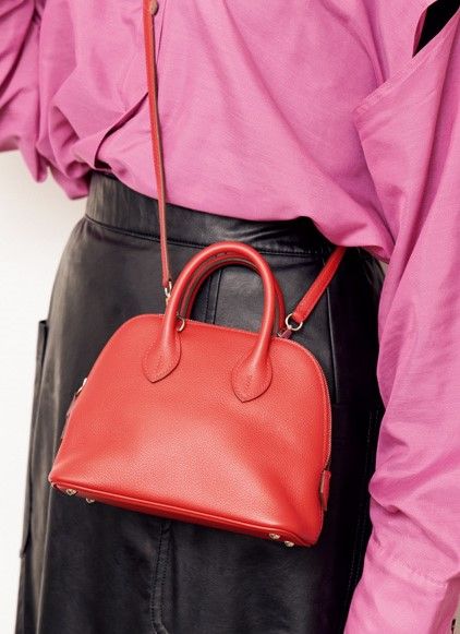 エルメスのバッグ ボリード ミニ 赤