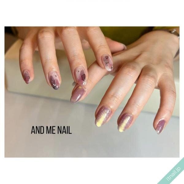 AND ME NAILが投稿したネイルデザイン [photoid:I0128482] via Itnail Design (726837)