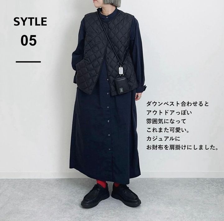 無印良品_長袖シャツワンピース_4