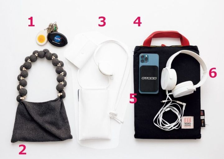 ビルディングブロックのトートバッグ バッグの中身 春海茜さん