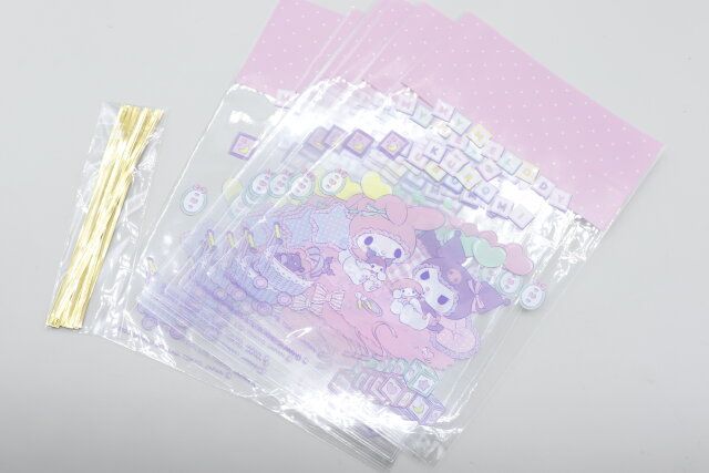 ダイソーのクリアバッグ（マイメロディ）