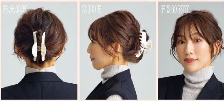 ヘアアレンジ バンスクリップ