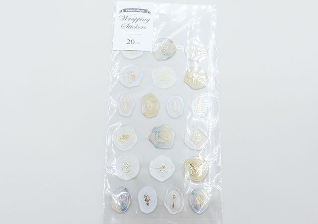 セリアのシール 20片 クラシックマジックのパッケージ