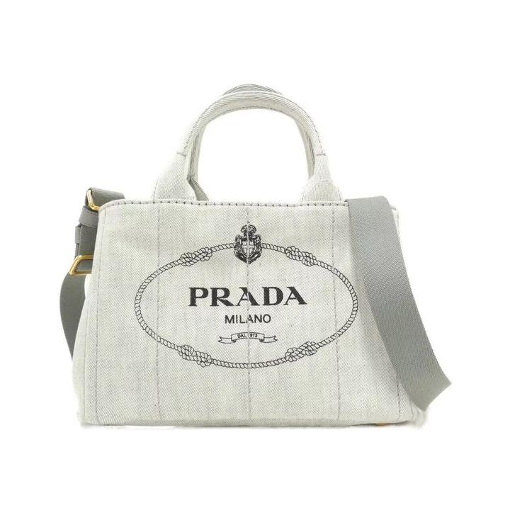 プラダのカナパ ファブリック ハンドバッグ