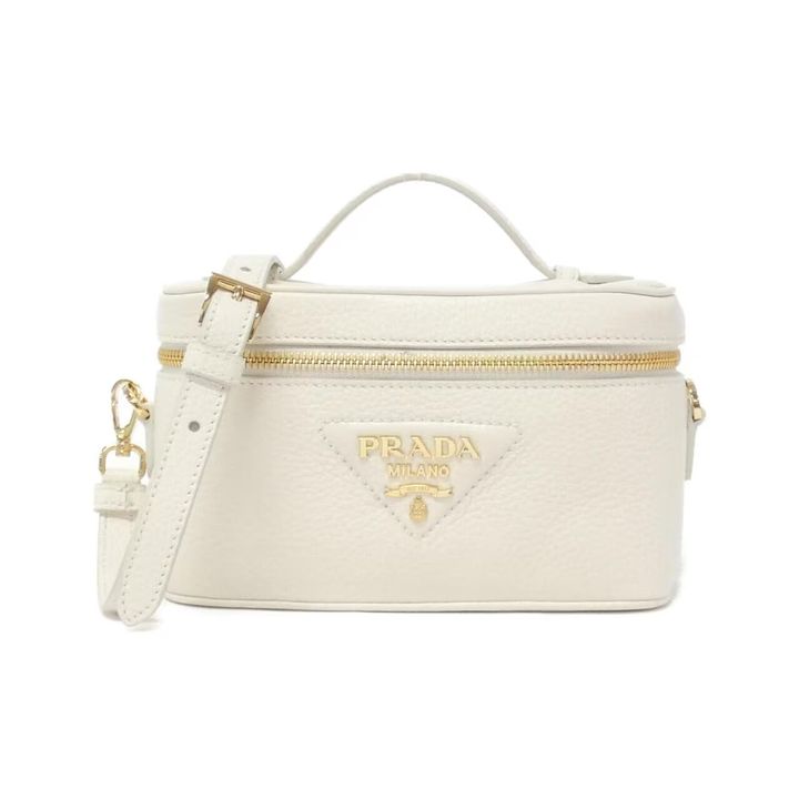 プラダのレザー ミニバッグ