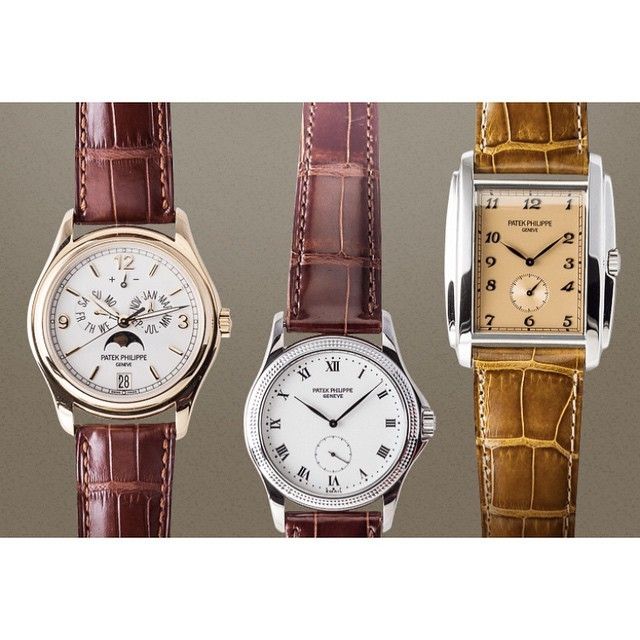 パテックフィリップの3種類の時計