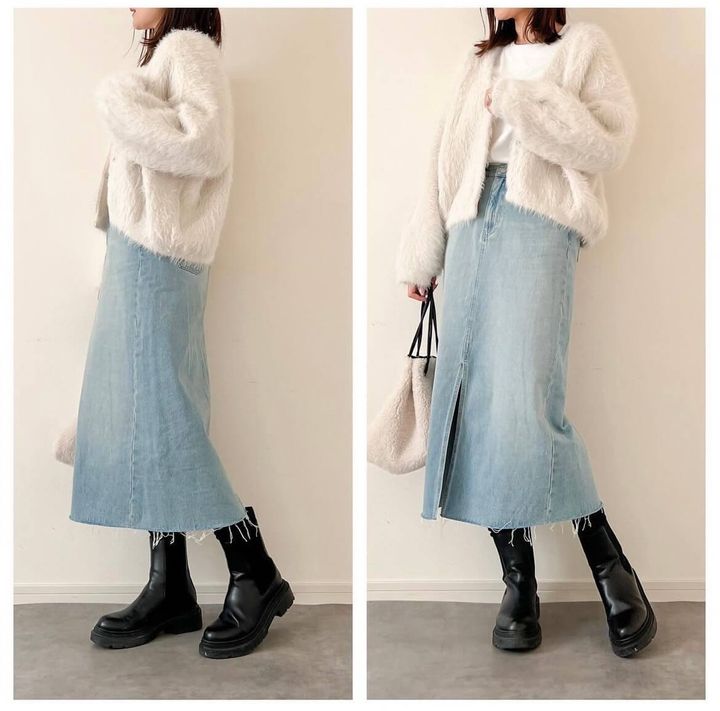 デニムロングスカート_4