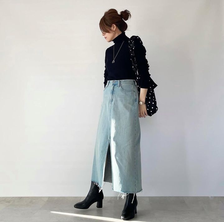 デニムロングスカート_2