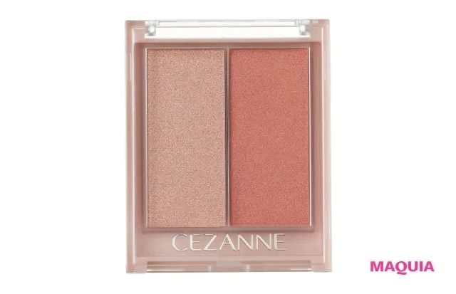 MAQUIAプチプラコスメグランプリ2023 チーク部門ランキング_【4位】セザンヌ フェイスグロウカラー 01