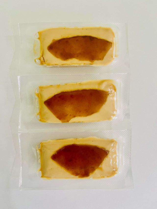 「奈良漬クリームチーズ」中身