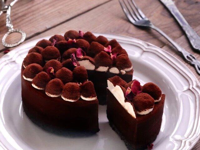 バレンタインスイーツの生チョコタルトのレシピ