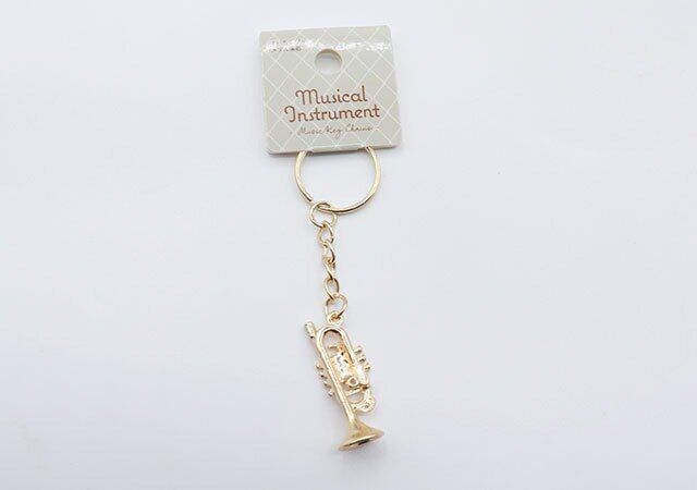 セリアの4175 キーホルダー メタル楽器のパッケージ