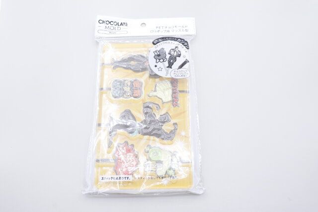 セリアのPETチョコモールド ロリポップ用 マッスル型のパッケージ