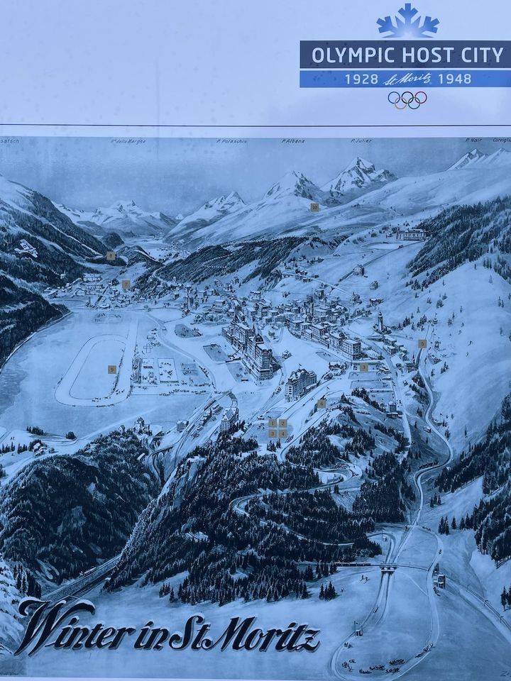 ベルニナアルプスの山々