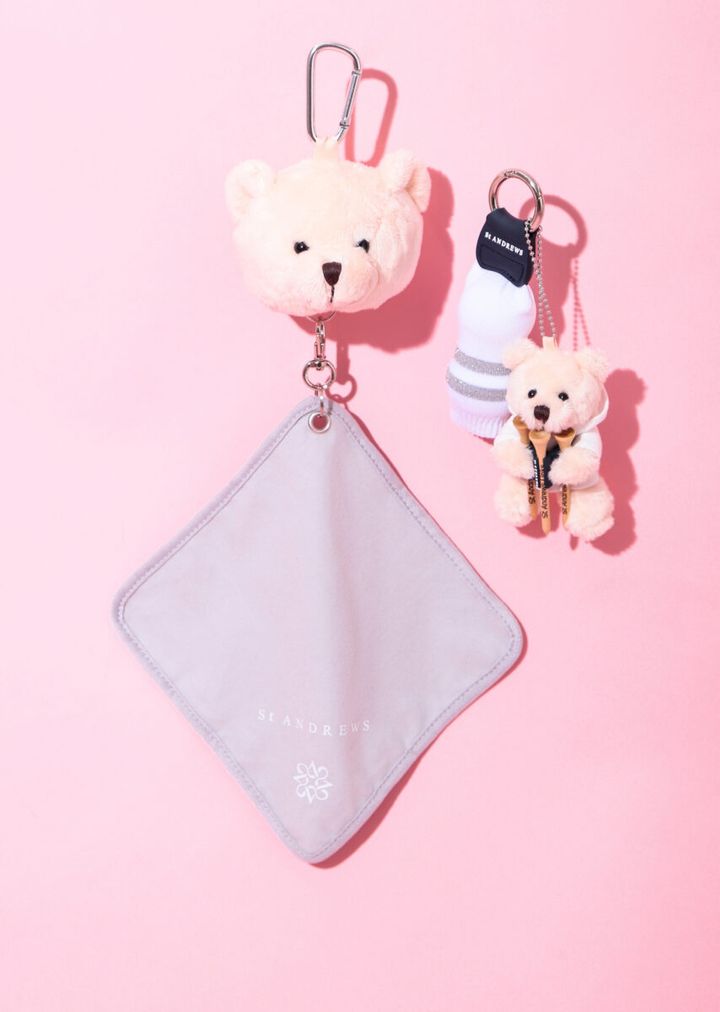 桜色のテディベアがかわいい！ ペールピンクな新作ゴルフアイテム