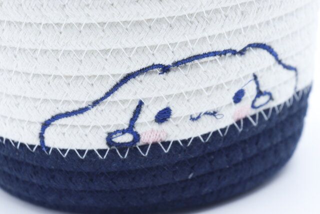 ダイソーのロープ収納 20cm×20cm×15cm（シナモロール）