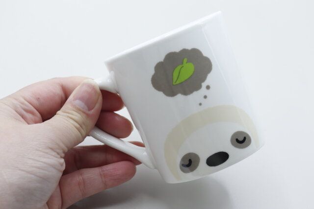 ダイソーのノーズカップ（アニマル、約240mL）のデザイン