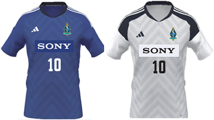 ソニー　仙台　サッカー　JFL ユニフォーム　タオル　L 新サプライヤーはadidas！ソニー仙台が2024新ユニフォームを発表