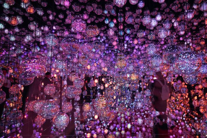 麻布台ヒルズに移転した「森ビル デジタルアート ミュージアム：エプソン チームラボボーダレス」で、幻想的な作品世界に溶け込もう