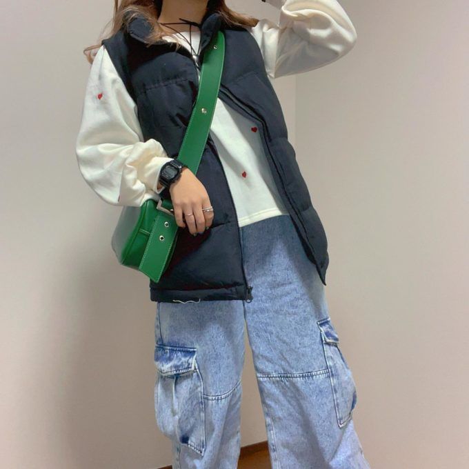 ワークマンの「ボールパデッドスタンドベスト」