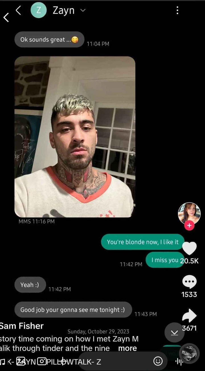 画像2: ゼイン・マリクが出会い系アプリを使用？