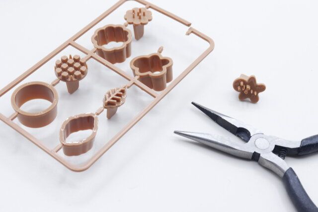 ミニチュアクッキー抜き型 4P ベーカリーのサイズ感