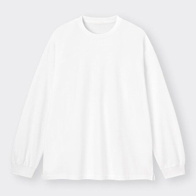 GUドライポンチクルーネックT