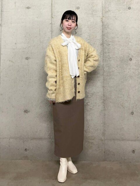 冬のブラウンコーデ