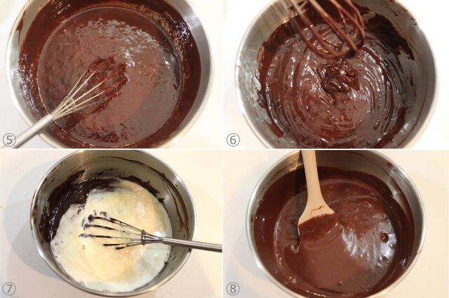 チョコテリーヌ レシピ 生地を作る