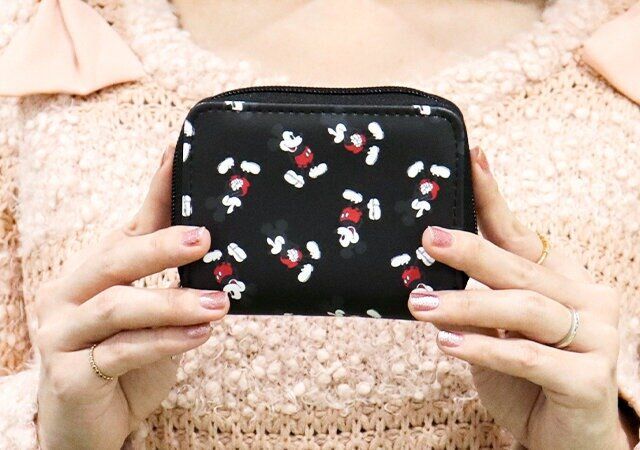 ミッキーのミニ財布のサイズ