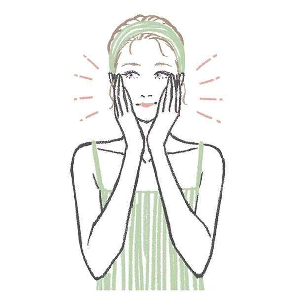 スキンケアのイラスト