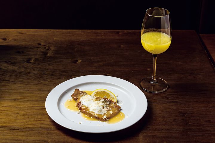 東京〈DonBravo〉サルティンボッカ×キウイ、ジャスミン、台湾茶